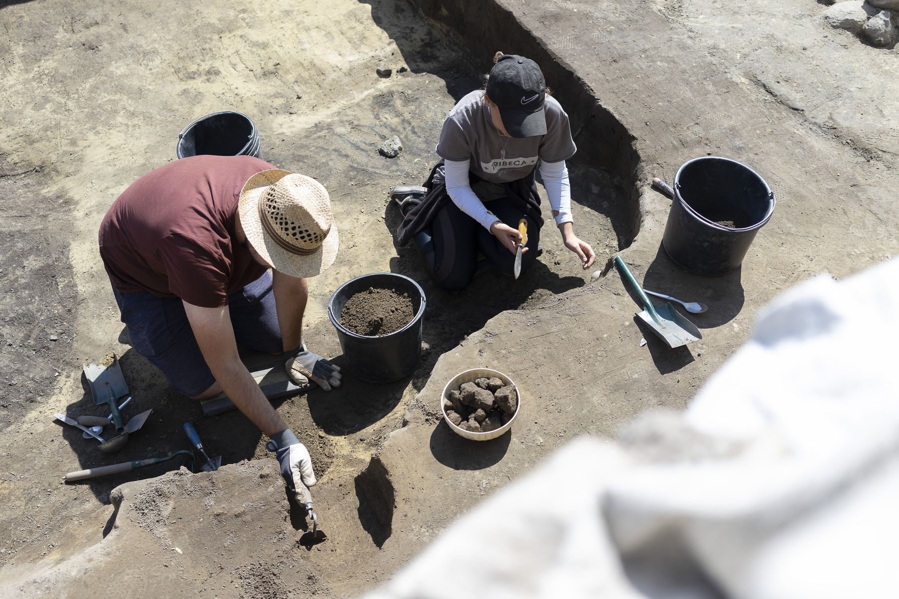 Archeologický výskum hrad Devín.