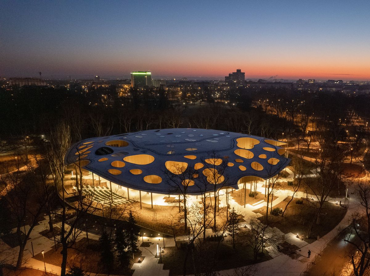 House of Music, Városliget, Budapešť, Maďarsko 