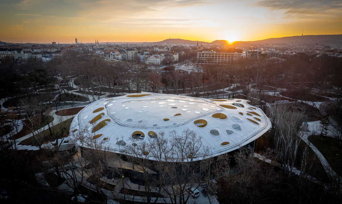 House of Music, Városliget, Budapešť, Maďarsko 