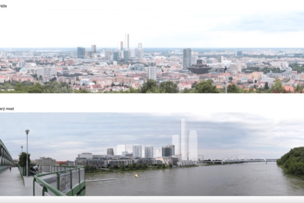 Rôzne pohľady na nové dominanty Bratislavy v prvom variante