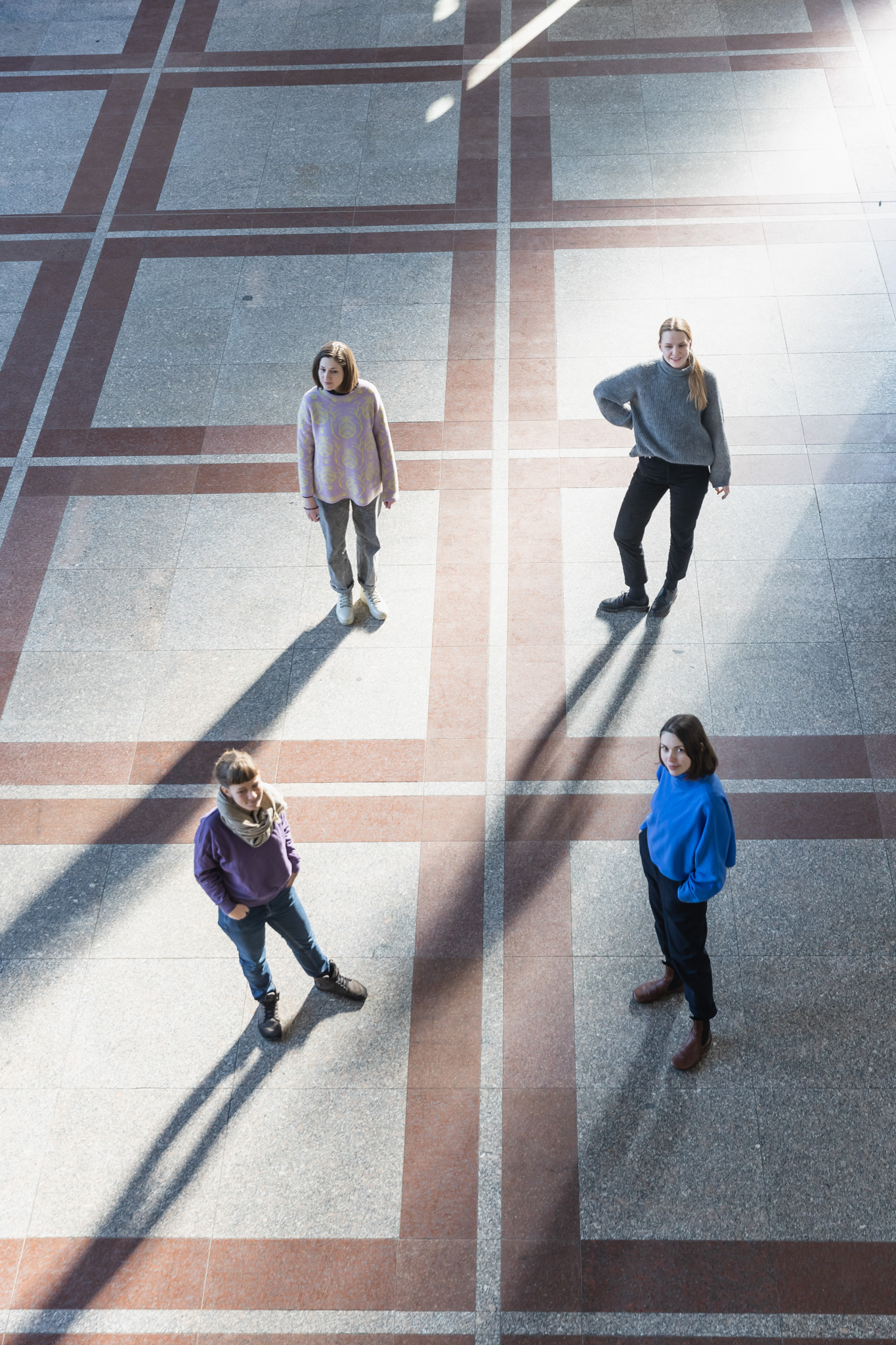 V hornej časti zľava: Danica Pišteková, Anna Cséfalvay. V spodnej časti zľava: Marianna Maczová, Veronika Michalíková