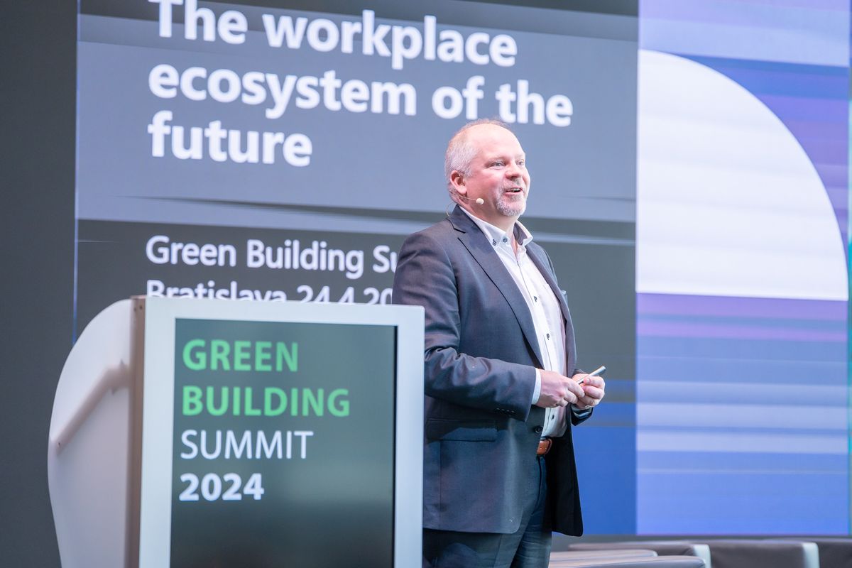 Kasper Fabritius na Green Building Summit 2024.