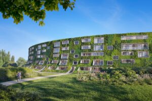 V Poľsku vyrastie netradičný bytový dom s unikátnou zelenou fasádou. Pokrývať ho bude 140-tisíc rastlín