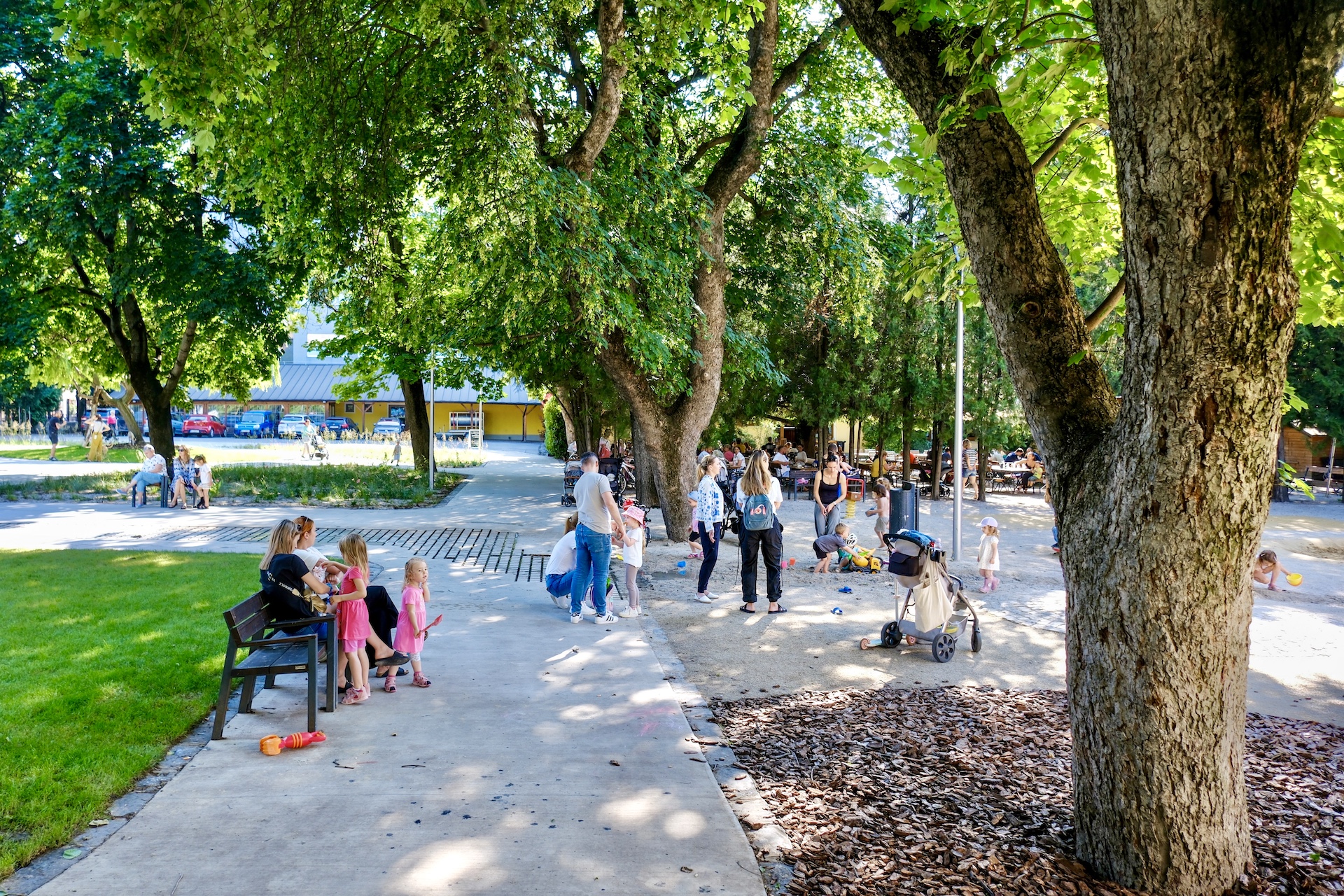 Podoba parku na Dunajskej v Starom Meste po rekonštrukcii