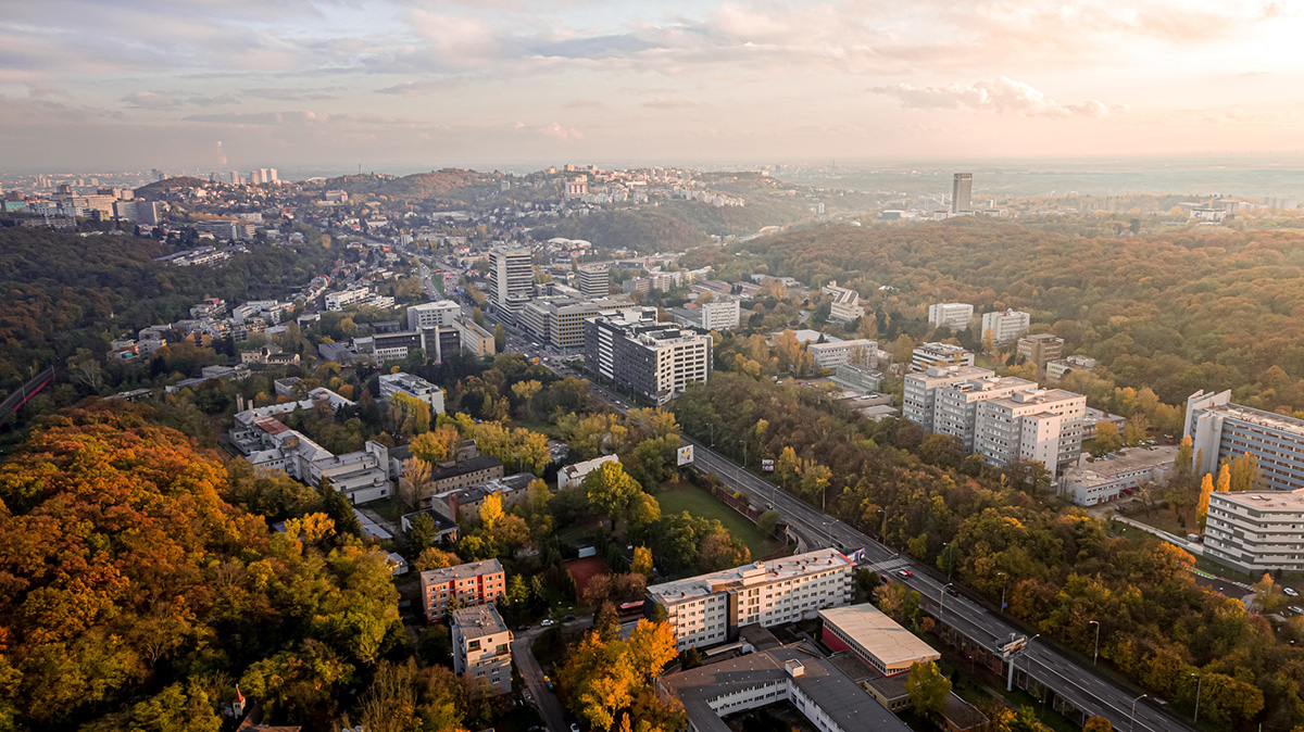 Patrónka – miesto výstavby novej centrály Esetu a dokončenej asanácie Nemocnice sv. Michala