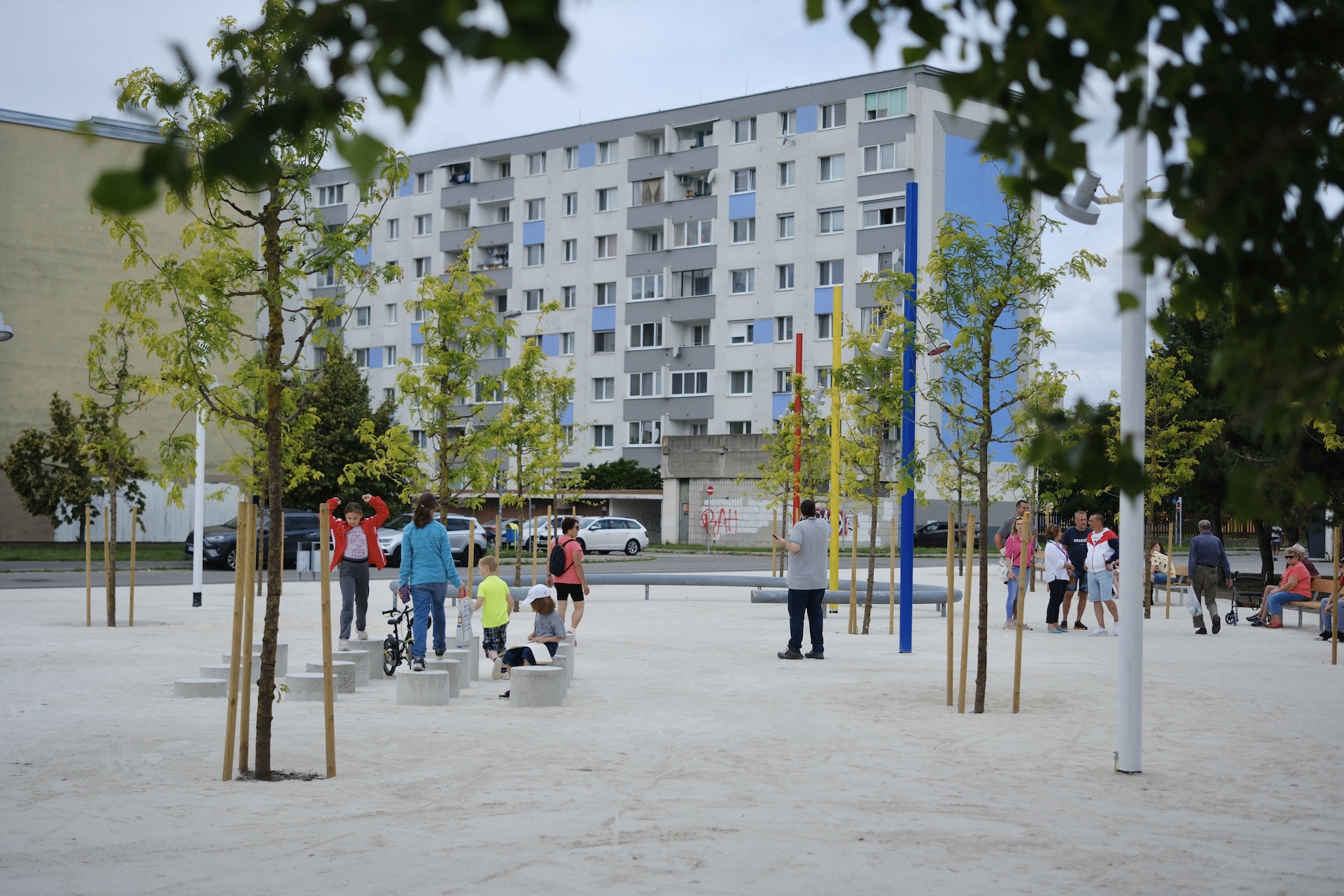 Podoba parku na Kazanskej vo Vrakuni po rekonštrukcii