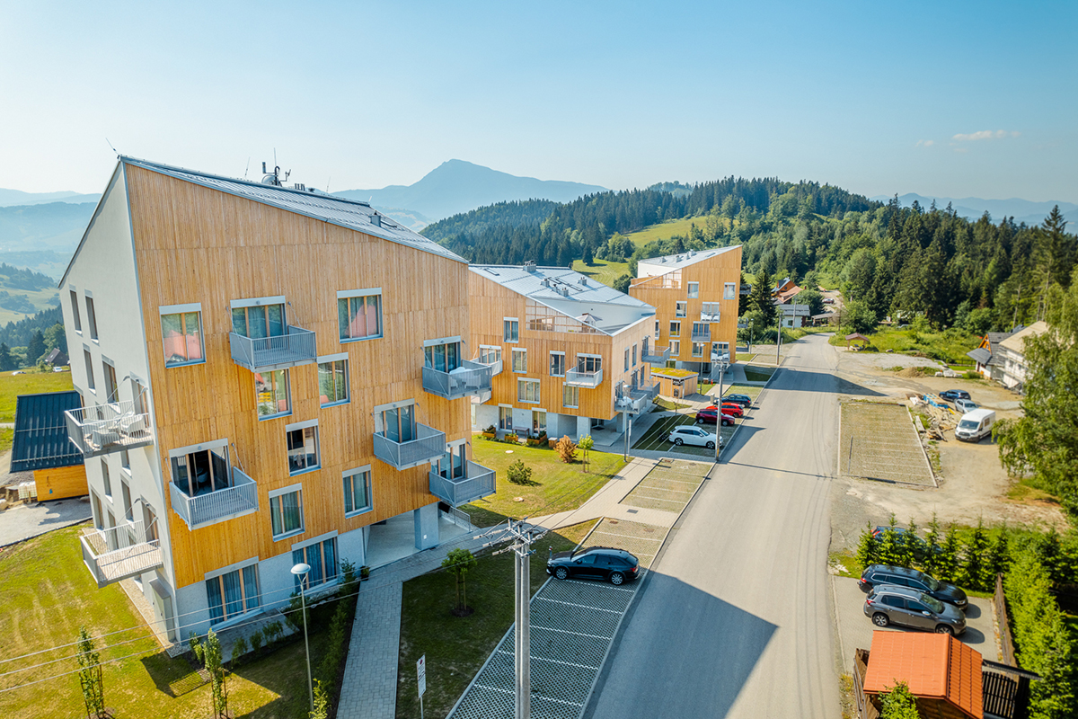 Apartmány Hillside, Kubínska Hoľa od architektov Šercel Švec