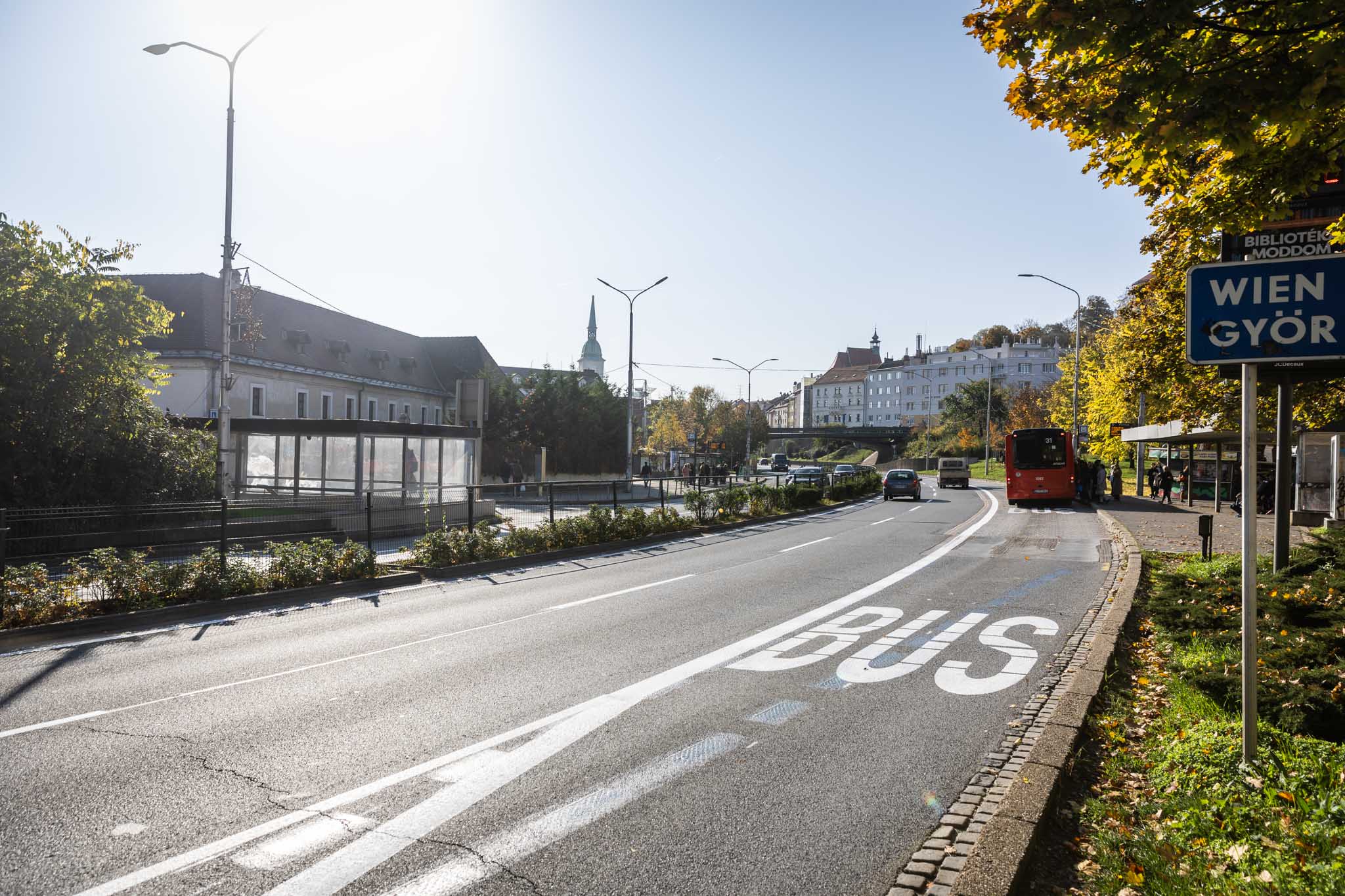 Upravené jazdné pruhy na Staromestskej ulici v Bratislave