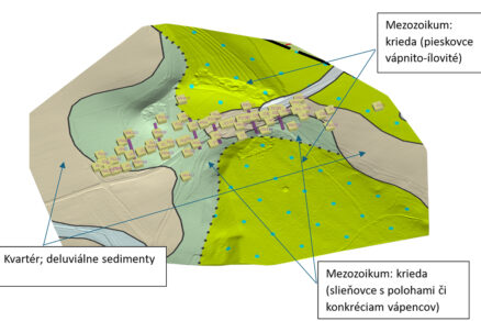 Obr. 4 Schematická geologická interpretácia v oblasti východného portálu tunela