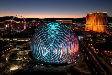 Sphere at Las Vegas in Nevada United States.