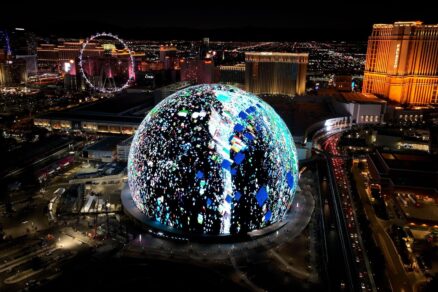 Las Vegas Sphere at Las Vegas in Nevada United States.