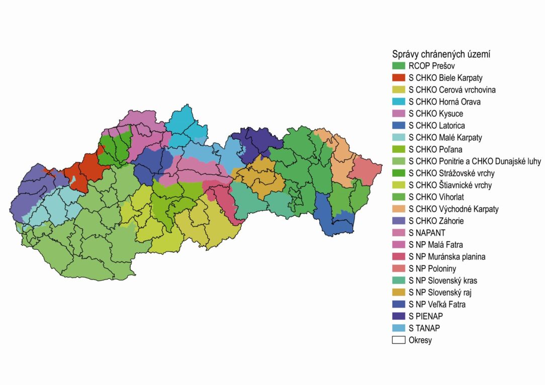 spravy chranenych uzemi mapa