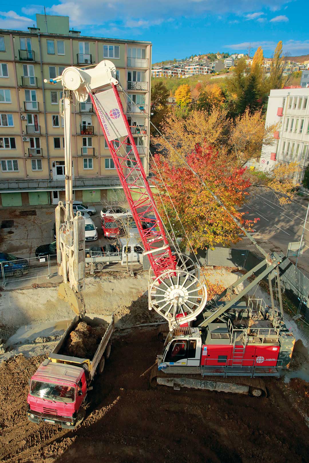 Polyfunkčný objekt Račianska – Pionierska, ekologické tesnenie a zakladanie 