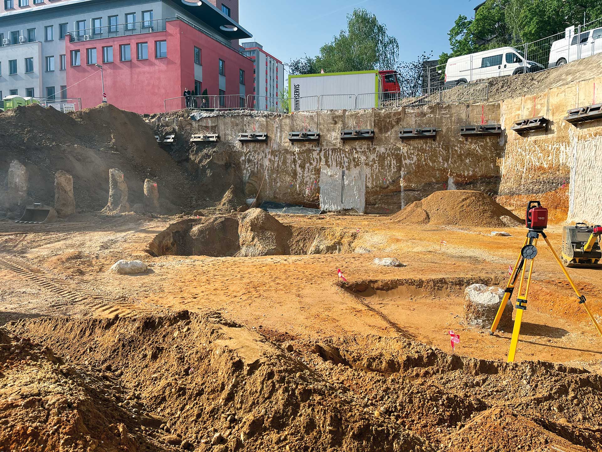 Polyfunkčný objekt Račianska – Pionierska, ekologické tesnenie a zakladanie 