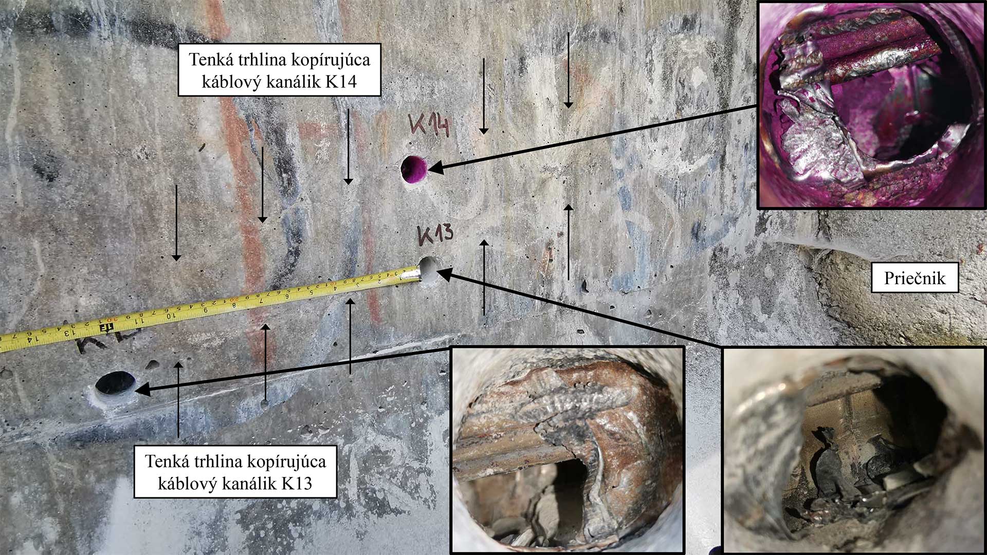 Problematika a mechanizmus degradácie dodatočne predpätých segmentových mostov