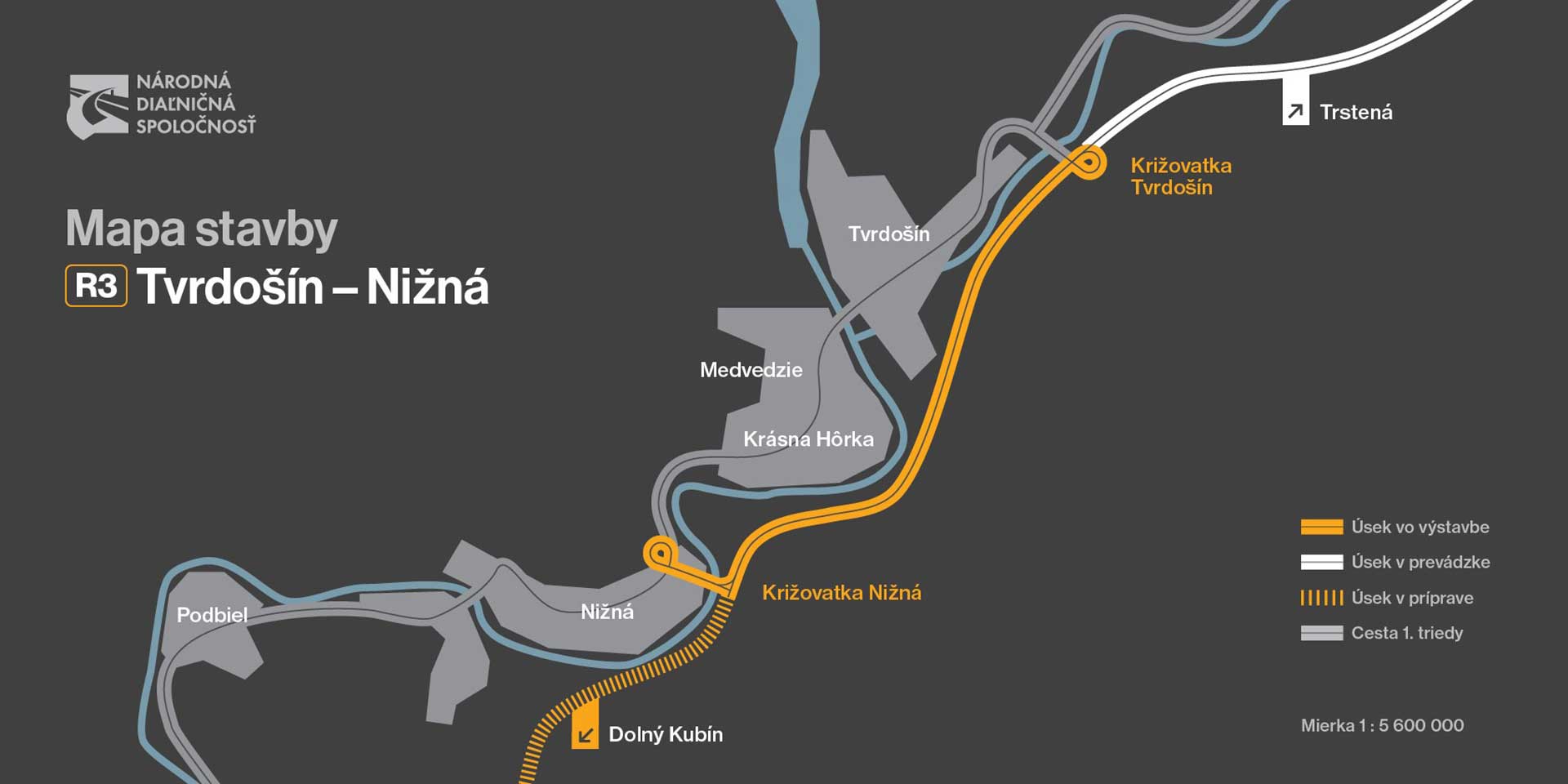 Rýchlostná cesta R3, Tvrdošín – Nižná, stavebné objekty mostov 206, 210, 211, 212