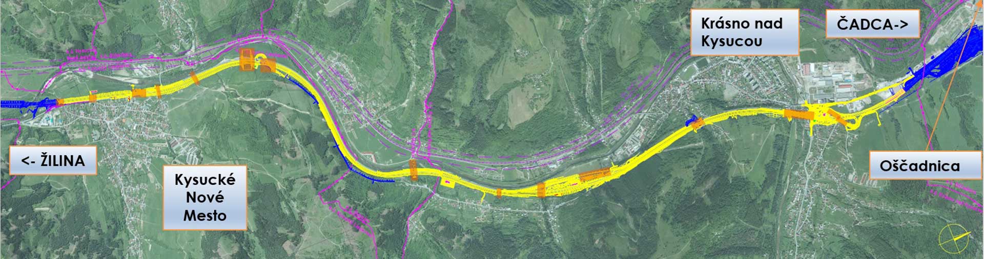 Mosty na diaľnici D3 Kysucké Nové Mesto – Oščadnica