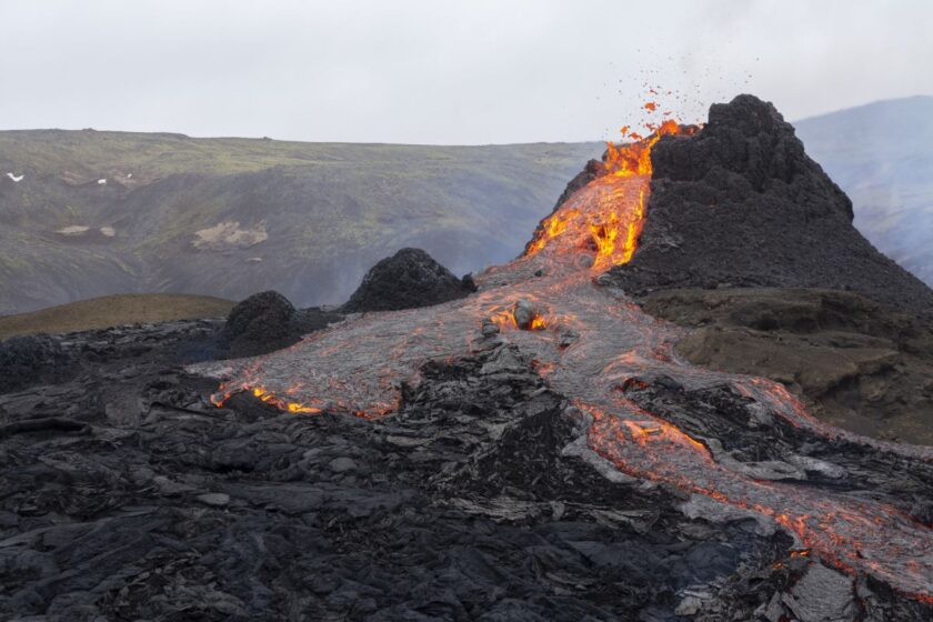 vulkanická erupcia