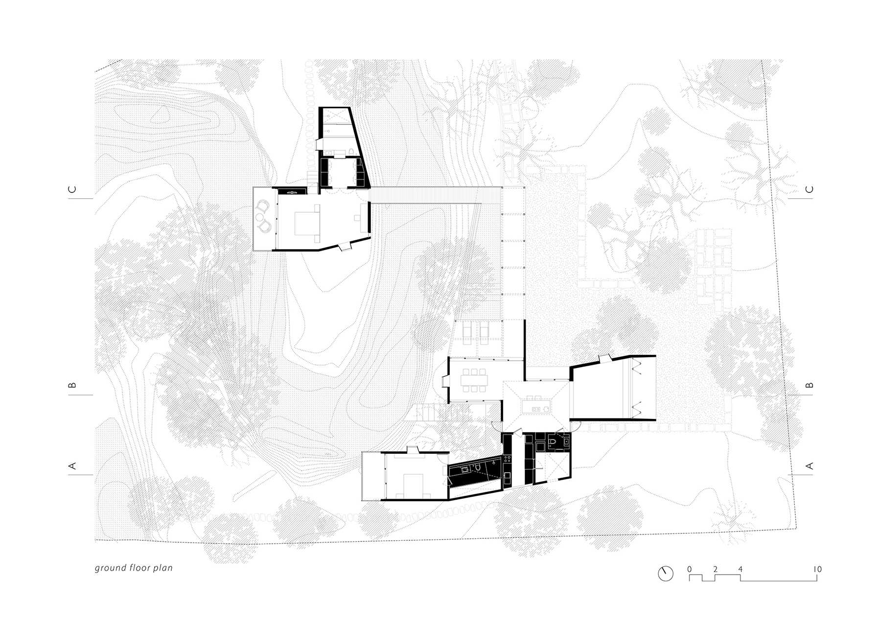 Architecture BRIO House on a Stream D02 Ground Floor Plan 2280px