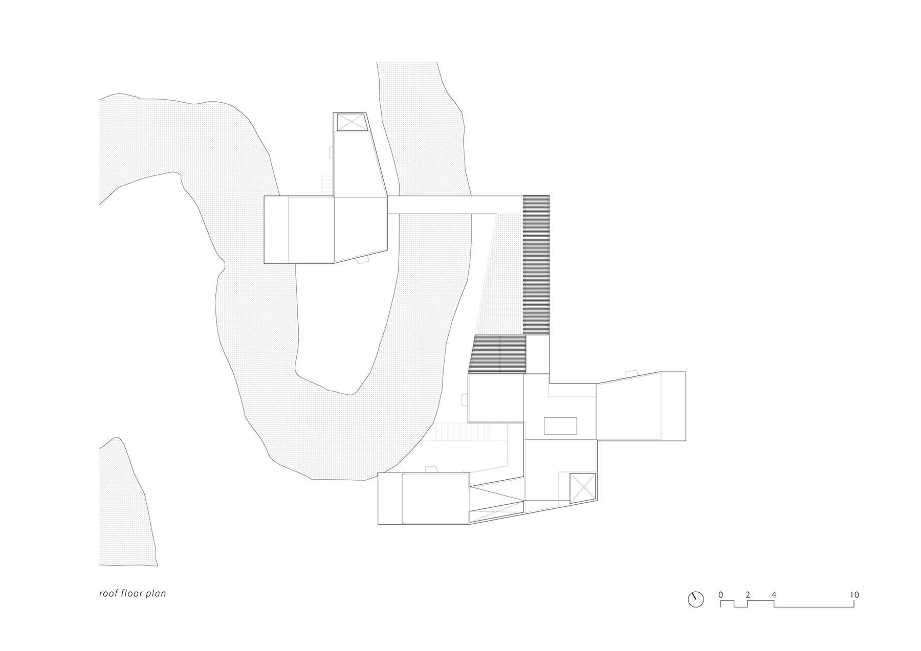 Architecture BRIO House on a Stream D03 Roof Plan 2280px