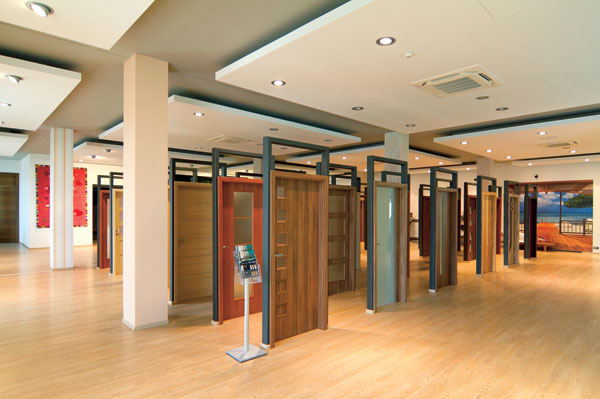 Showroom,interiér,podlaha