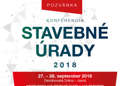 Pozvánka na konferenciu Stavebné úrady 2018